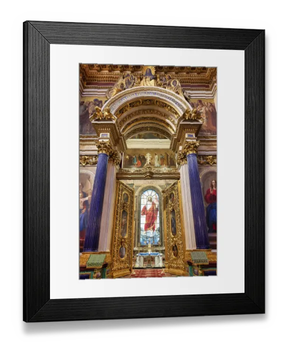 Framed Print : St. Petersburg Russia. Isaac's Cathedral St