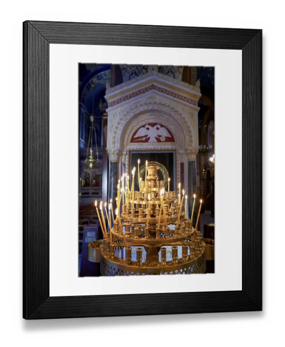 Framed Print : Athens Greece. The Mitropolis Cathedral Framed Print : Athens Greece. The Mitropolis Cathedral