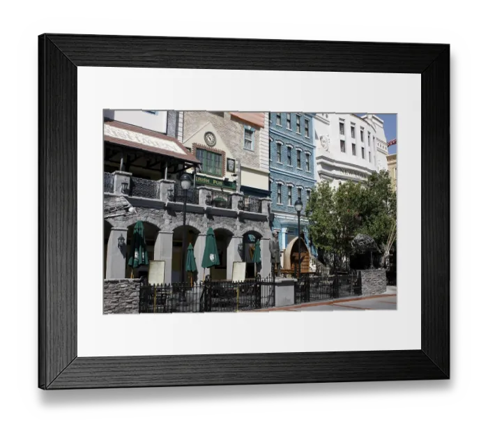 Framed Print : The Hotel New York New York on Las Vegas Boulevard