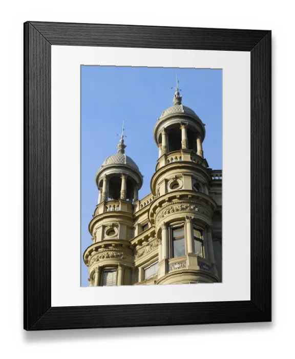 Framed Print : Zuerich - two oriels of a house in old town - Switzerland Framed Print : Zuerich - two oriels of a house in old town - Switzerland