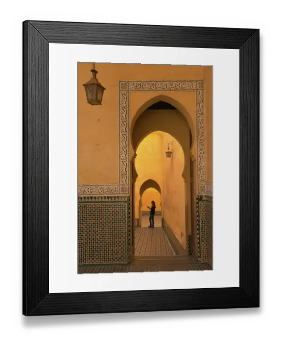 Framed Print : Mausoleum of Moulay Ismail, Meknes Framed Print : Mausoleum of Moulay Ismail, Meknes