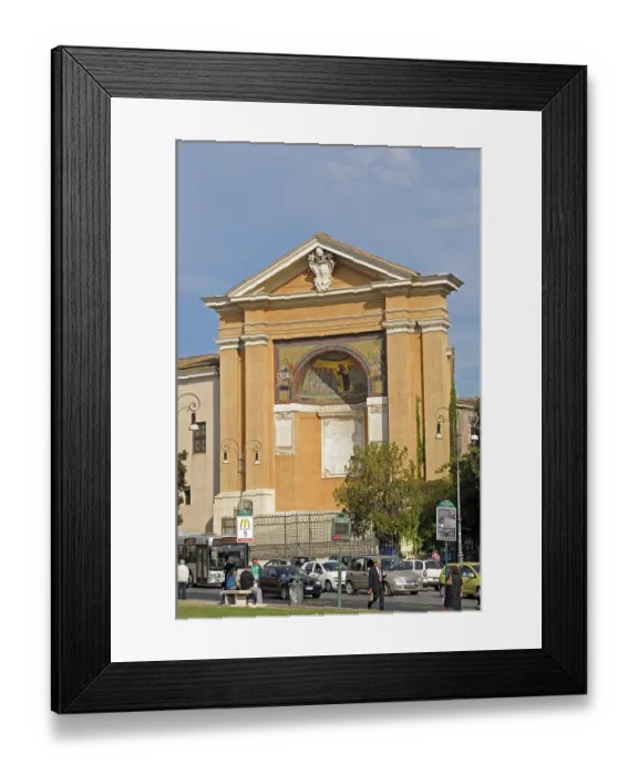 Framed Print : Church of SS. Salvatore della Scala Santa