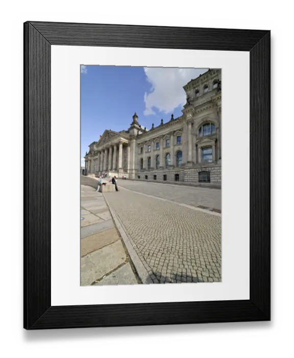 Framed Print : Reichstag Building in Berlin, Germany, Europe