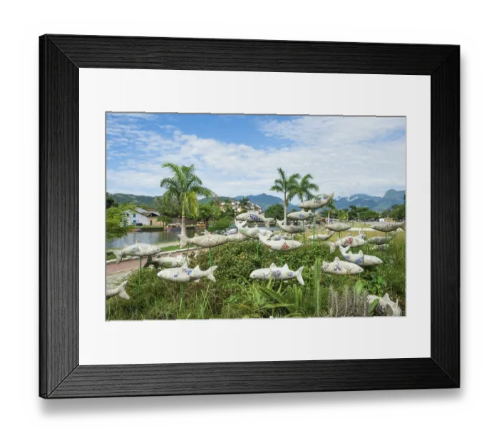 Framed Print : Sculpture representing a swarm in motion Framed Print : Sculpture representing a swarm in motion
