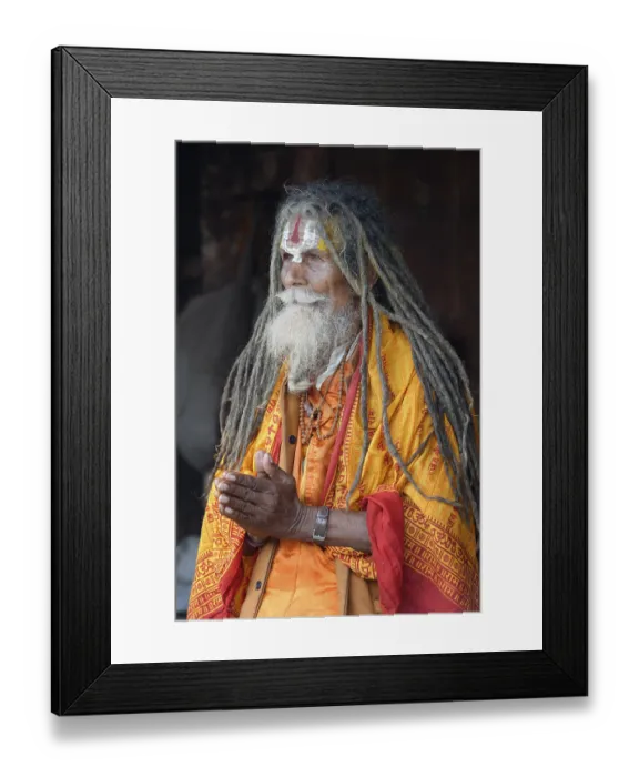 Framed Print : Hindu List of compositions by Johann Sebastian Bach (Heiliger Mann)