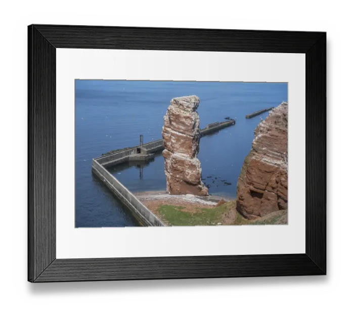 Framed Print : View to Lange Anna, Helgoland Framed Print : View to Lange Anna, Helgoland
