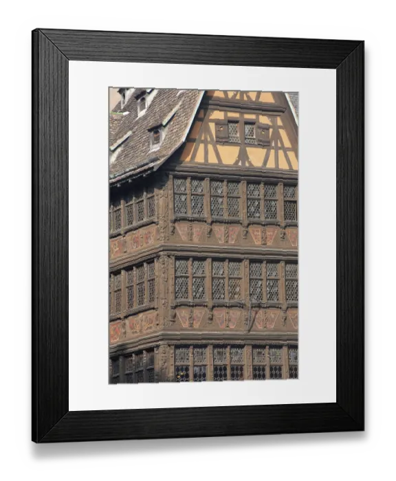 Framed Print : Old half-timbered house in the historic centre of Strasbourg Framed Print : Old half-timbered house in the historic centre of Strasbourg
