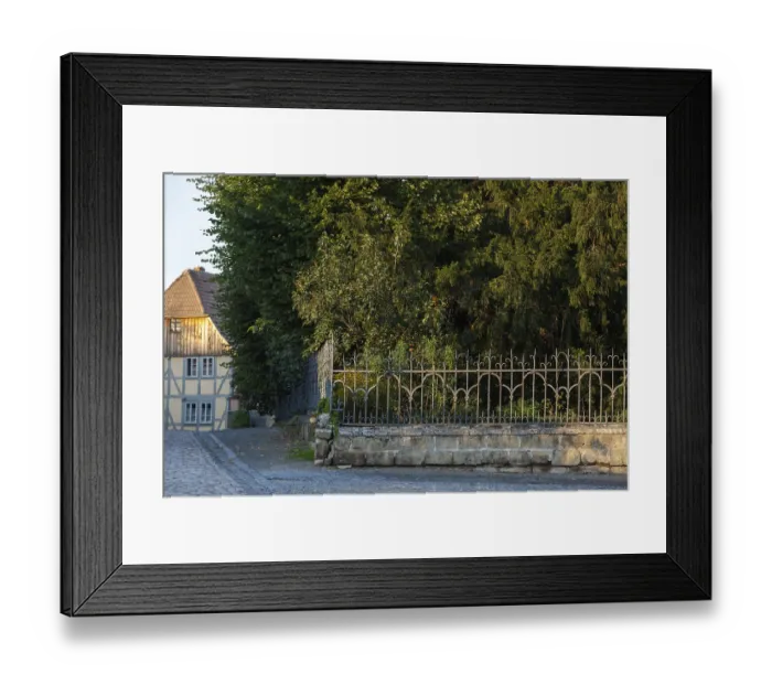 Framed Print : Half-timbered house in harsleben Framed Print : Half-timbered house in harsleben