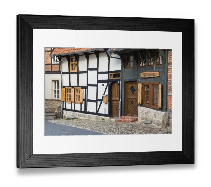 Framed Print : Quedlinburg city views