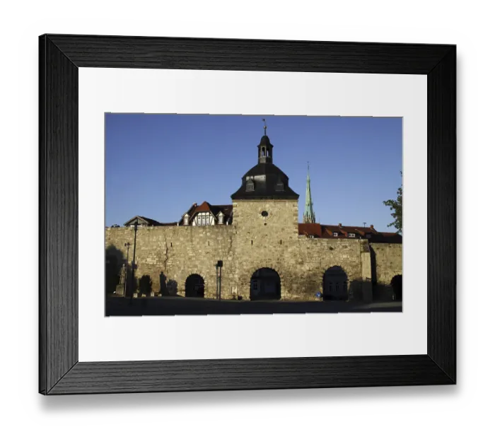 Framed Print : Inner woman's gate in Muhlhausen (Thuringia) Inner woman's gate in Mhlhausen (Thuringia)