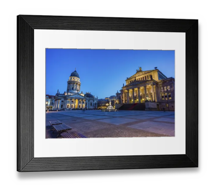 Framed Print : Konzerthaus y Deutscher Dom (Catedral Alemana)