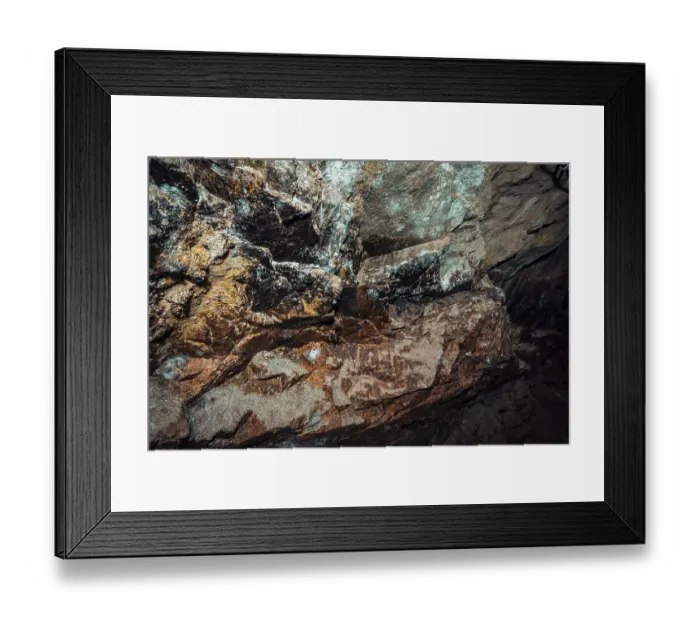 Framed Print : Exciting visitor mine, the Hoffnungsstollen underground Framed Print : Exciting visitor mine, the Hoffnungsstollen underground