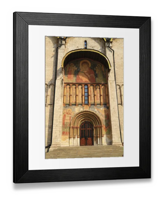 Framed Print : The Dormition Cathedral is the largest church within the Moscow Kremlin