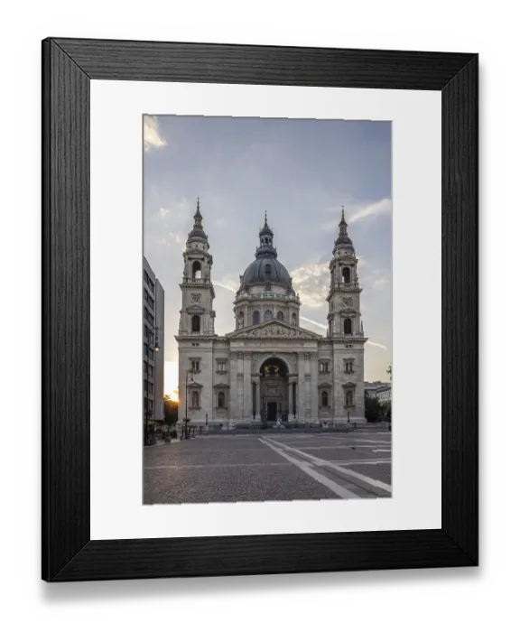 Framed Print : Old church, cathedral in a historic city centre in Eastern Europe