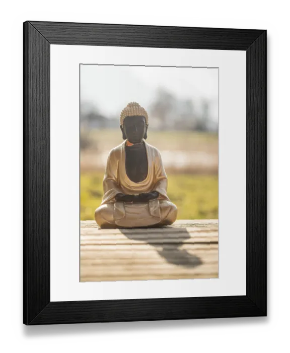Framed Print : Buddha statue at an Indian temple Framed Print : Buddha statue at an Indian temple