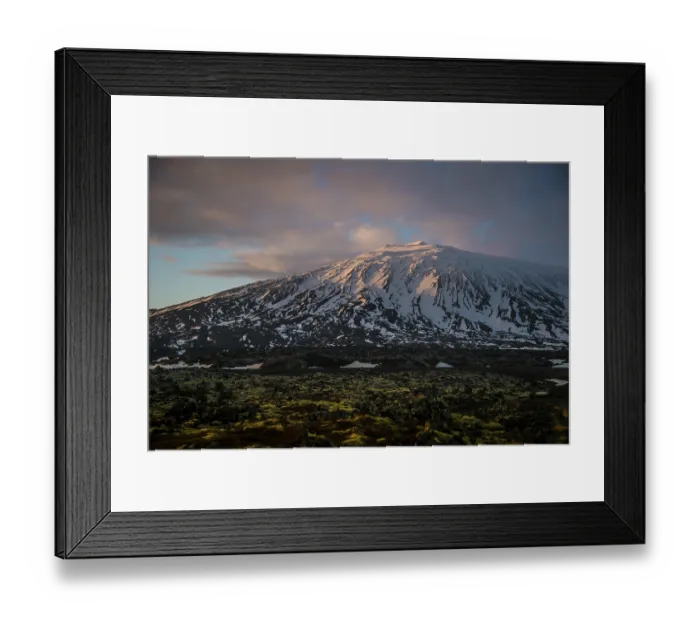 Framed Print : Summit of Snaefellsjokull