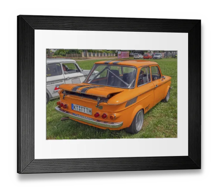 Framed Print : Classic car meeting, NSU TT 1967-72 Framed Print : Classic car meeting, NSU TT 1967-72