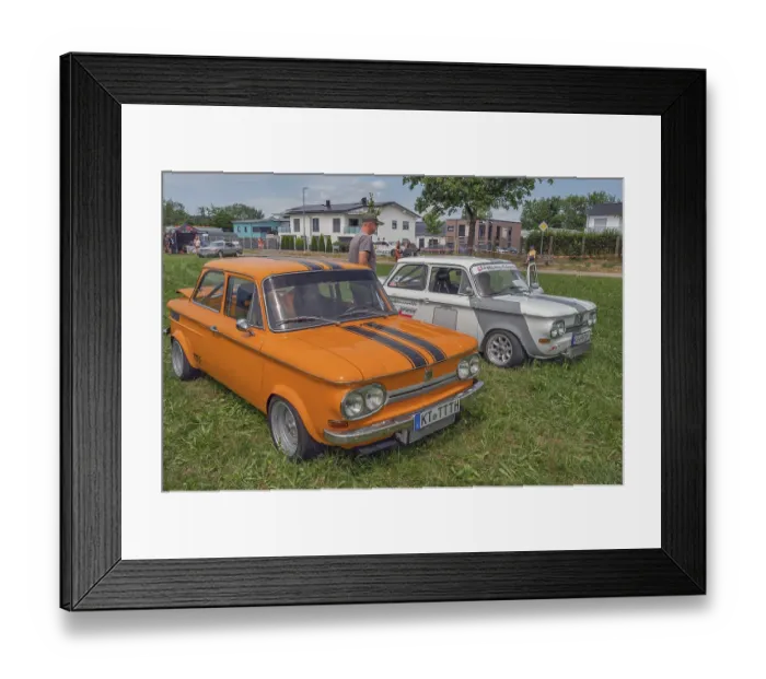 Framed Print : Classic car meeting, NSU TT 1967-72 Framed Print : Classic car meeting, NSU TT 1967-72