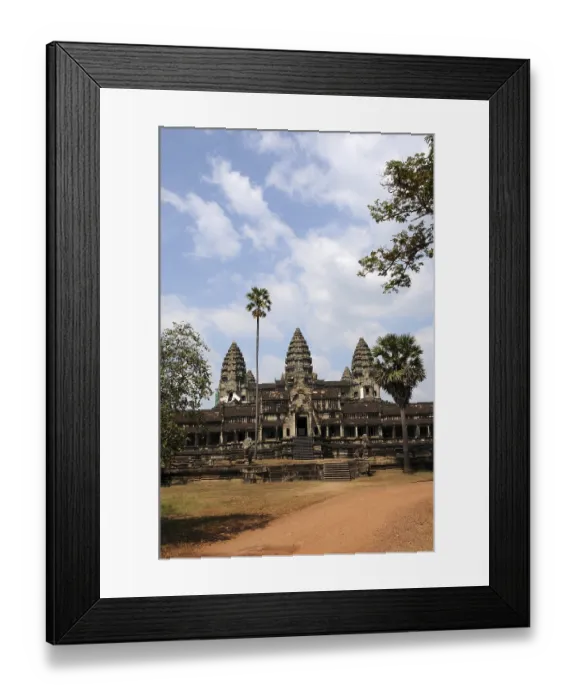 Framed Print : Angkor Wat, Angkor, Cambodia, Asia