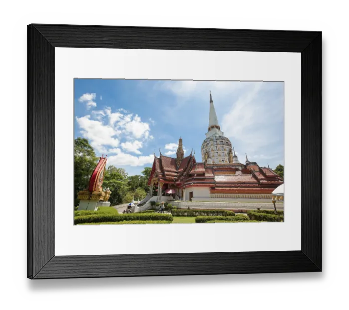 Framed Print : Wat Bang Riang, Southeast Asia