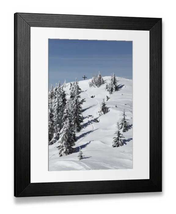 Framed Print : Ameisberg on Wank mountain, Estergebirge mountain range near Garmisch-Partenkirchen