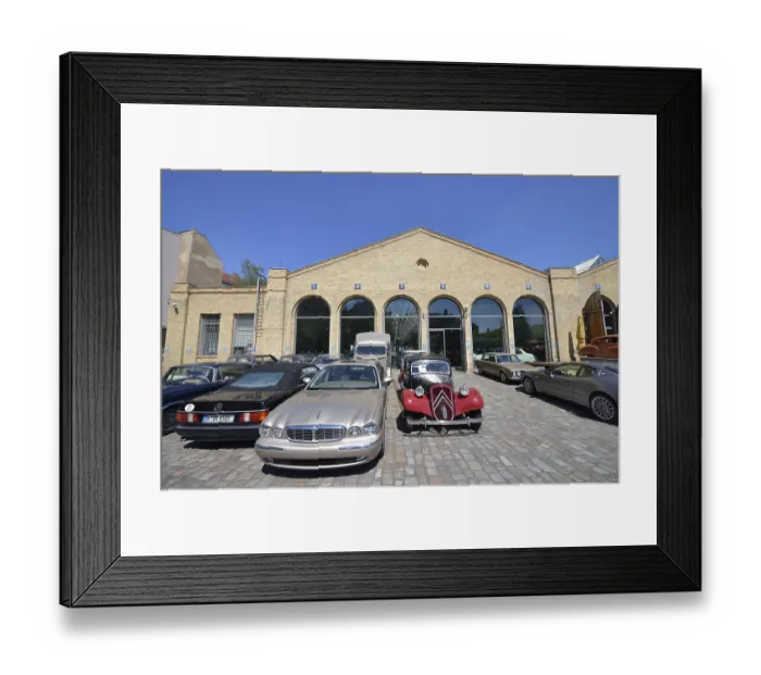 Framed Print : Classic Remise, Wiebestrasse, Moabit