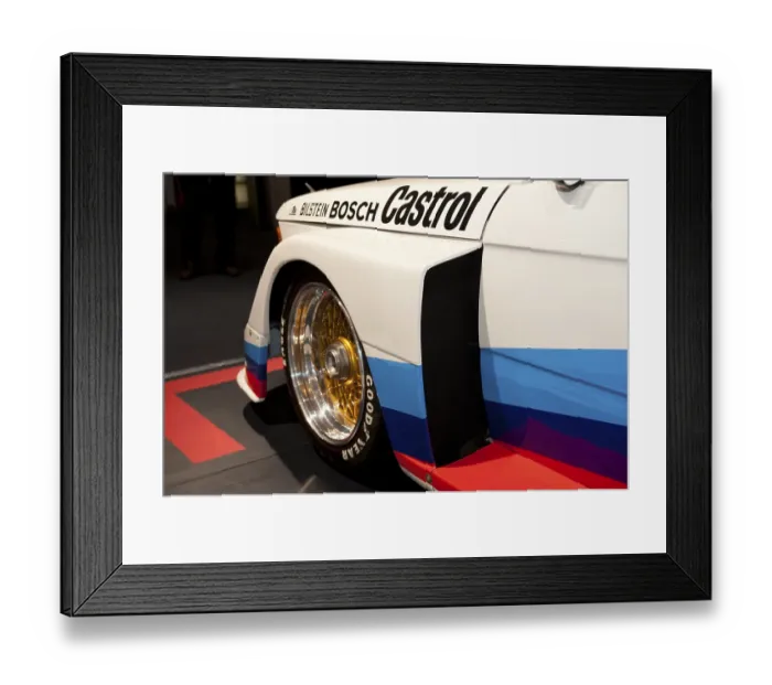 Framed Print : BMW 320 BMW Junior Team, racing car group 5 from 1977