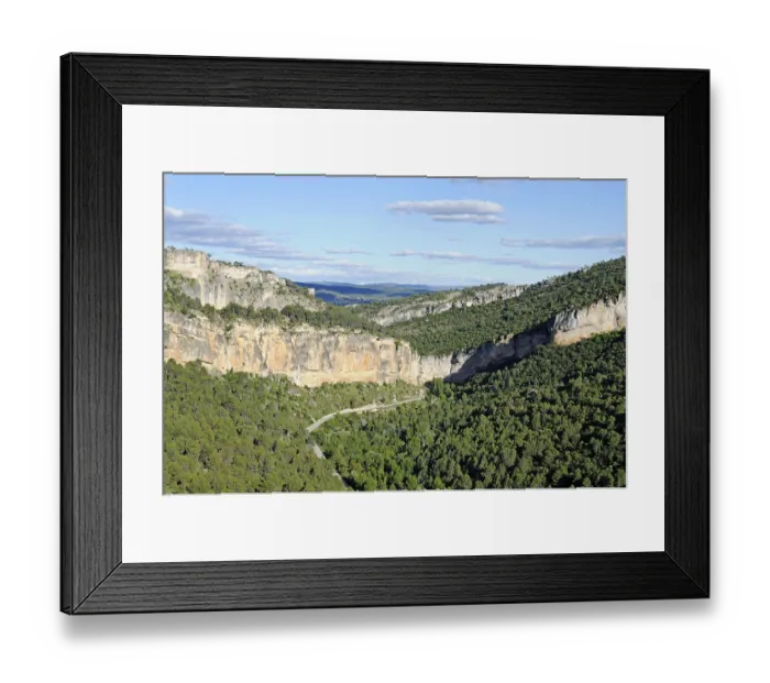 Framed Print : Mountains, Castilla-La, River Escabas