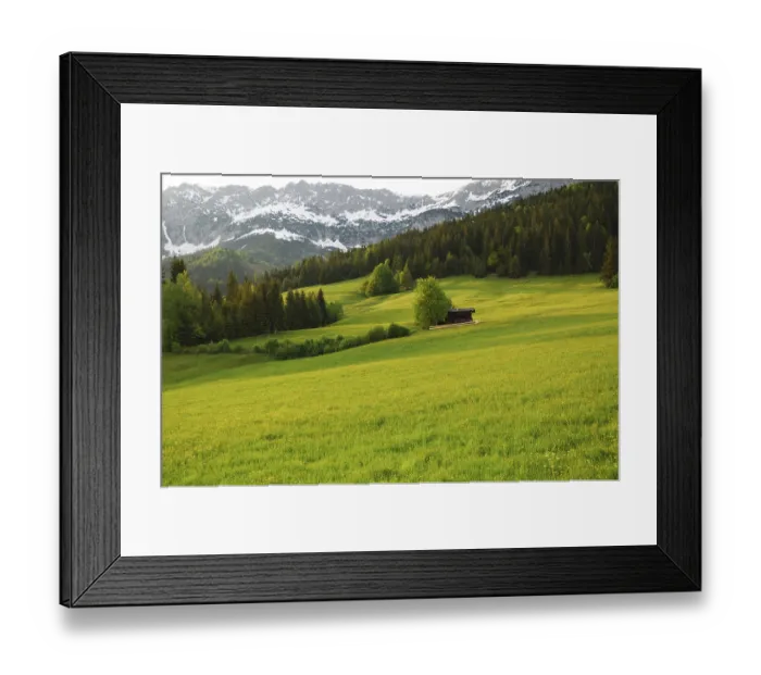 Framed Print : Wilder Kaiser mountains in the alps of Austria