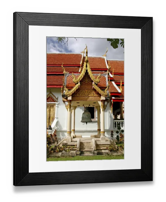 Framed Print : Bell tower, Wat Phra Sing temple complex Framed Print : Bell tower, Wat Phra Sing temple complex