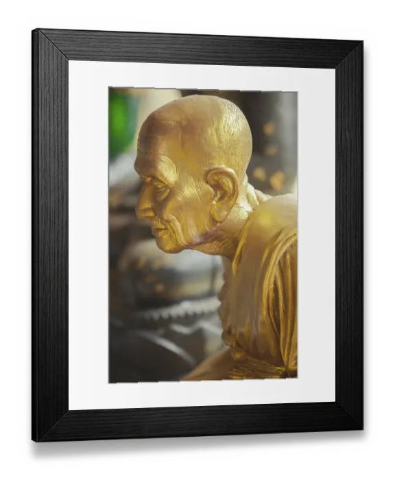 Framed Print : Sculpture in a Buddhist temple in Thailand Framed Print : Sculpture in a Buddhist temple in Thailand