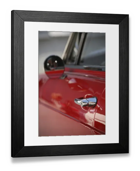 Framed Print : Classic car detail Framed Print : Classic car detail
