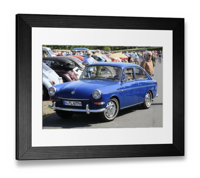 Framed Print : Volkswagen VW Type 3 1600 Coupe Framed Print : Volkswagen VW Type 3 1600 Coupe