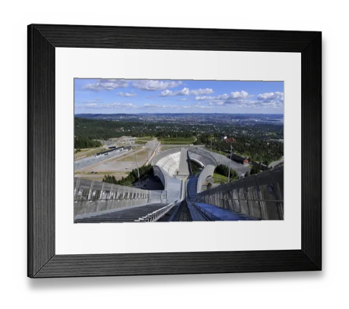 Framed Print : Holmenkollbakken, Holmenkollen Framed Print : Holmenkollbakken, Holmenkollen