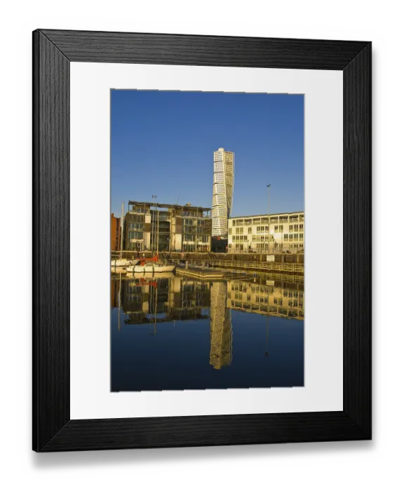 Framed Print : Turning Torso, Malmo, Sweden Turning Torso