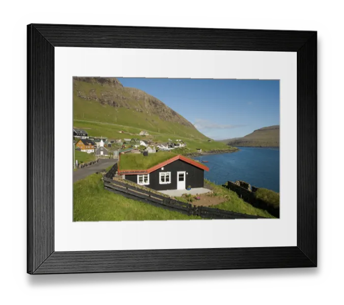 Framed Print : Bour, Sorvagsfjordur, Sorvagsfjordur Framed Print : Bour, Sorvagsfjordur, Sorvagsfjordur