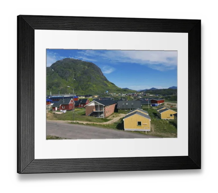 Framed Print : Narsaq, Greenland Framed Print : Narsaq, Greenland