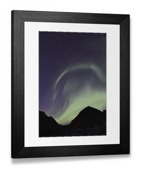 Framed Print : Polar light in Lofoten, Norway Framed Print : Polar light in Lofoten, Norway