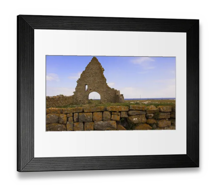 Framed Print : Ruins of St Britta chapel, Oland, Sweden