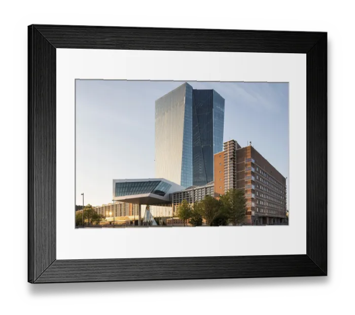 Framed Print : Seat of the European Central Bank Framed Print : Seat of the European Central Bank