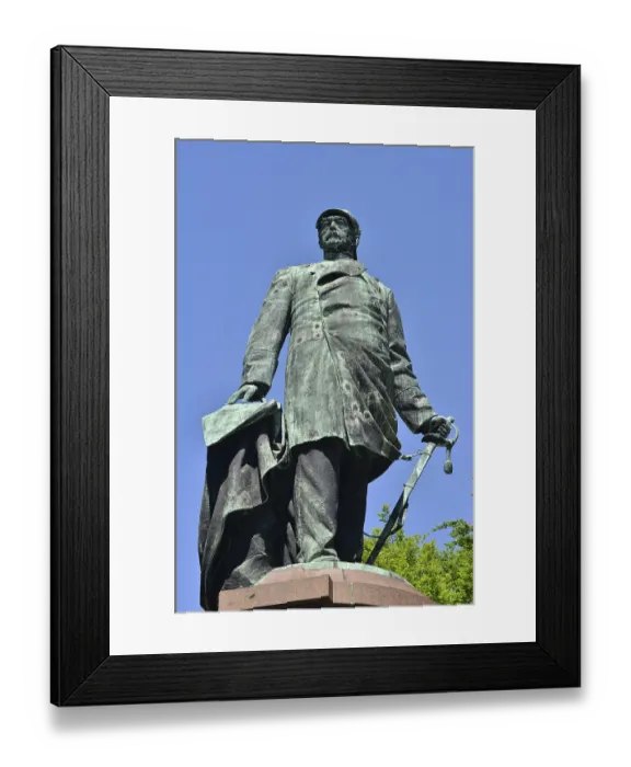 Framed Print : Bismarck Monument, GroBer Stern