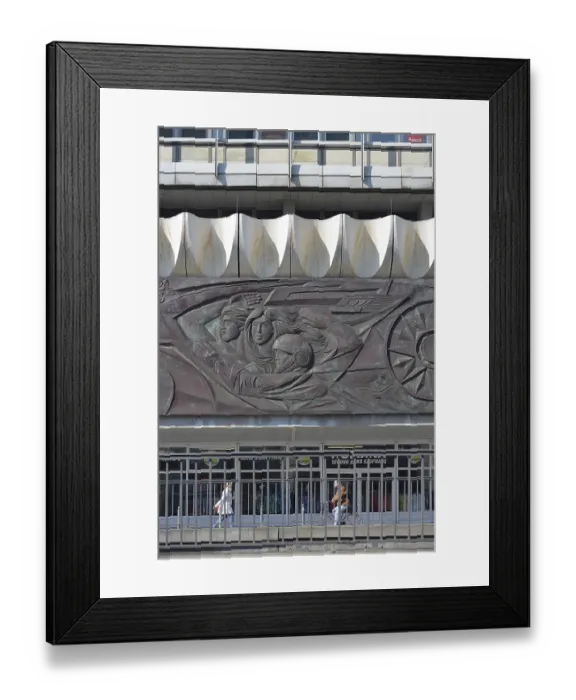 Framed Print : Copper relief by Walter Womacka Framed Print : Copper relief by Walter Womacka