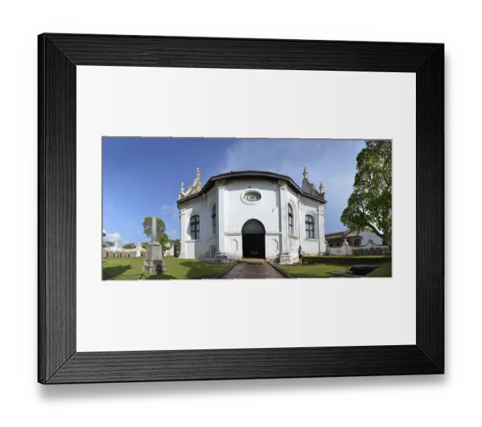 Framed Print : Groote Kerk, Fort, Galle, Sri Lanka