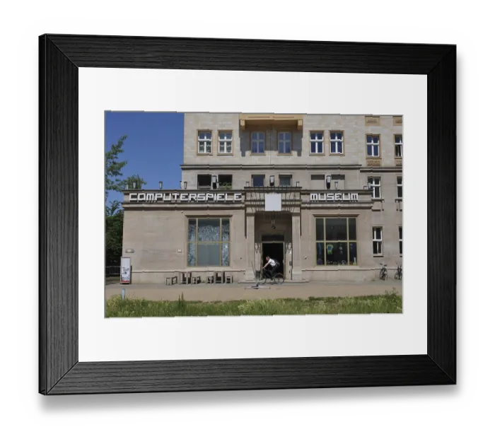 Framed Print : Computer Games Museum, Karl-Marx-Allee