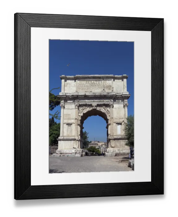 Framed Print : Arch of Titus on the Roman Forum in Rome Framed Print : Arch of Titus on the Roman Forum in Rome