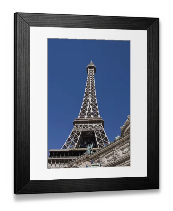 Framed Print : The Eiffel Tower of the Paris Hotel in Las Vegas
