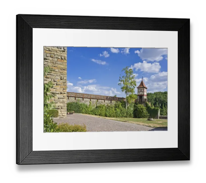 Framed Print : Nuremberg Tower with Red Tower