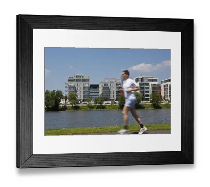 Framed Print : View over the Main River to the Western Harbour Framed Print : View over the Main River to the Western Harbour
