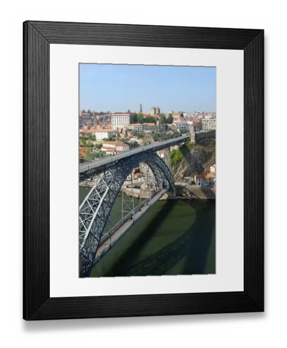 Framed Print : Douro River, Ponte, Dom Luis I Bridge