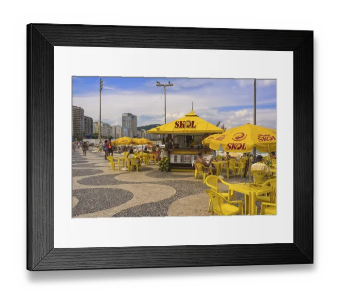 Framed Print : Bar, Copacabana, Rio de Janeiro, Brazil